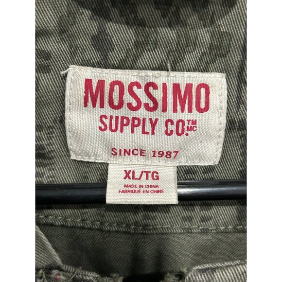 Mossimo Supply Co. Geometric Hooded Utility Jacket Sz XL Snap Zip Front Outdoor - Picture 6 of 10